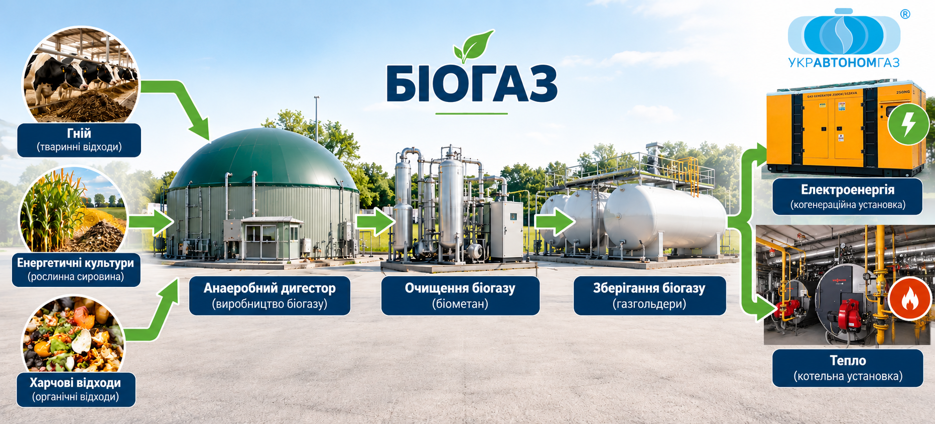 ТОВ «УКРАВТОНОМГАЗ» змінює карту енергобезпеки України
