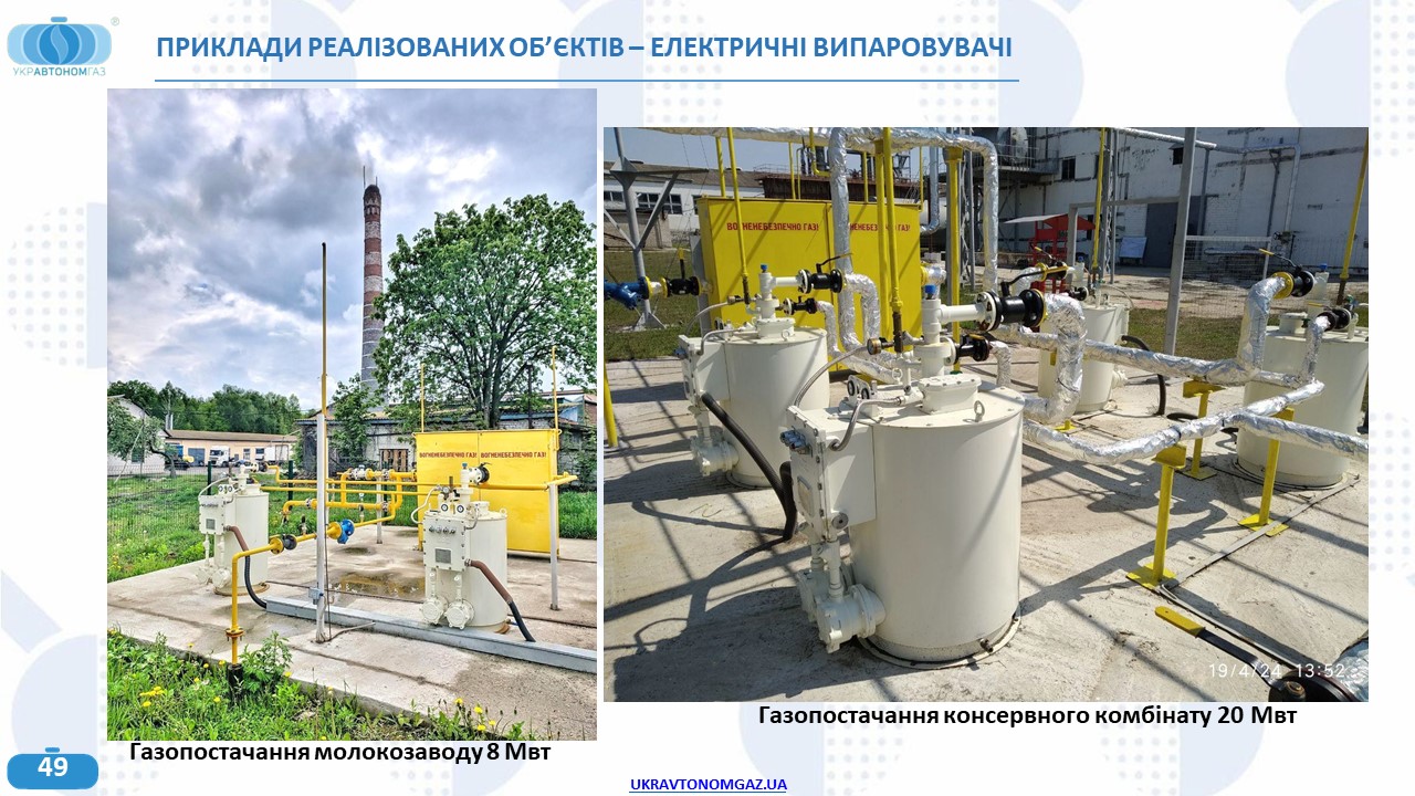 Випарники від Укравтономгаз