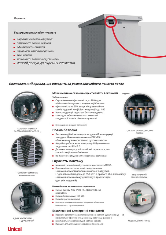 Газовий котел MODULEX EXT