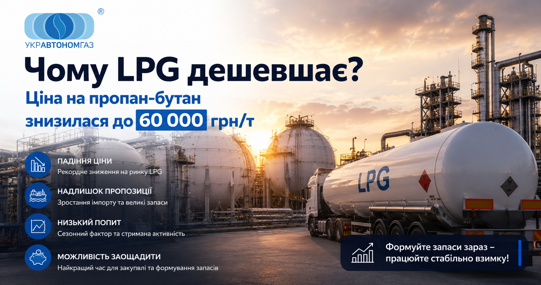 ТОВ «УКРАВТОНОМГАЗ» змінює карту енергобезпеки України 