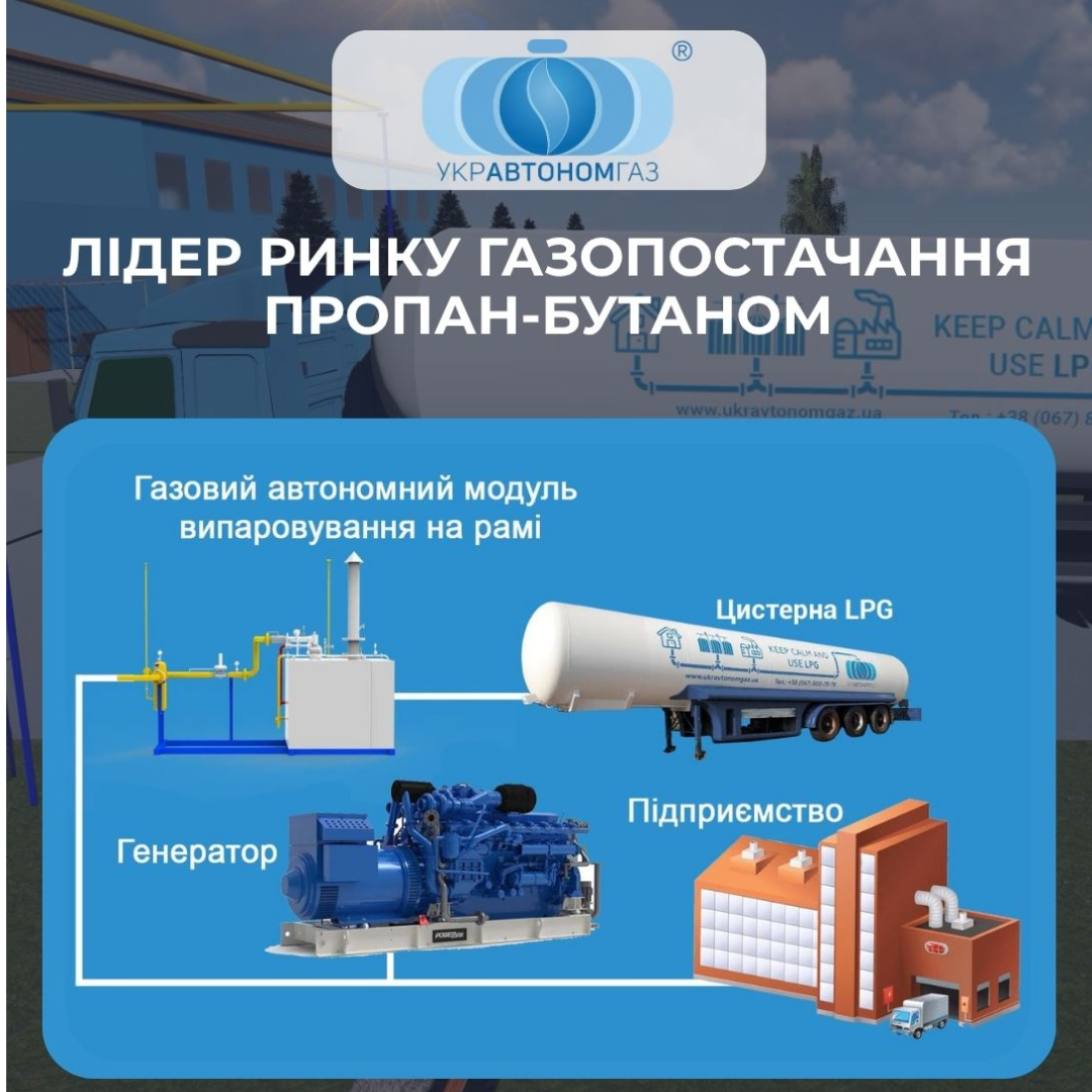 Как избежать остановки производства: УКРАВТОНОМГАЗ представит решения энергетической автономности на UA Energy 2026