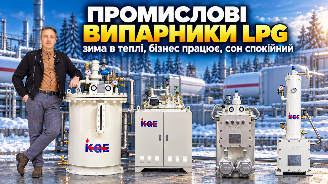 Випарники скрапленого газу. Укравтономгаз
