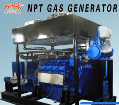 Генератор на зрідженому газі NPT 260GFT 260 кВт (325) (кВА) на паливі LPG / NG
