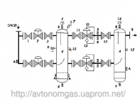 Регуляторна група ЗВГ 1 і 2 ступені (500 кг / год)
