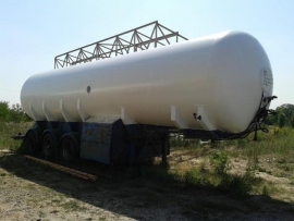Полуприцеп-цистерна для перевозки сжиженного газа пропан или аммиака объемом 43 м3