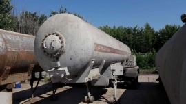 Напівпричіп-цистерна для перевезення зрідженого газу б / у об'ємом 15 м3