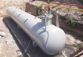 Резервуар підземний 9,5 м.куб для пропан бутану