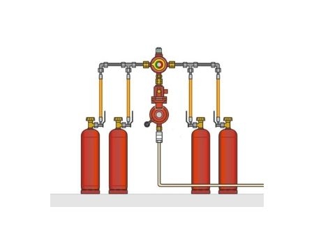 Регулятор тиску для газобалонних установок FL-92-4 (10 кг / год 50 мбар PS 16 бар) - Фото2